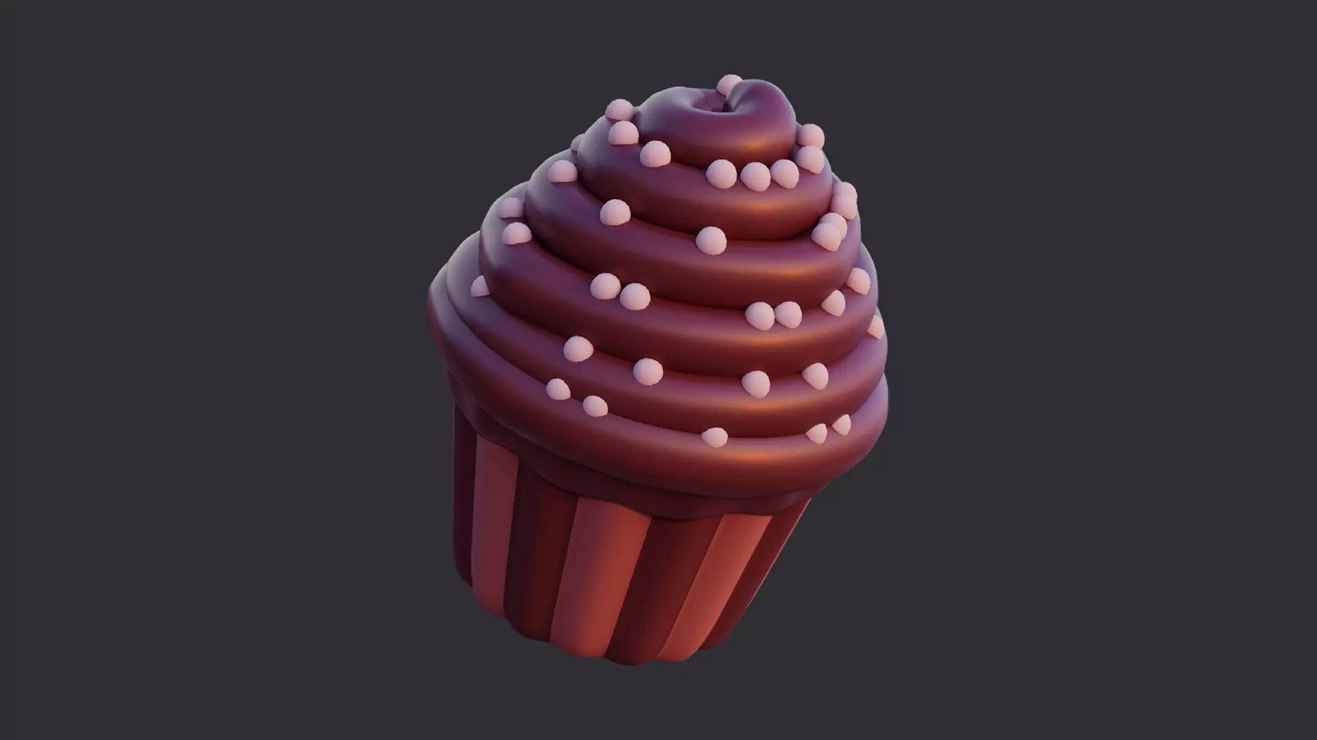 Low Poly Sweet Dessert Pack 3D model_2