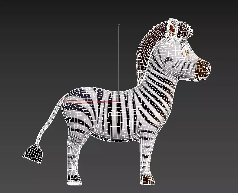 Carousel Ride Low-poly 3D model_16