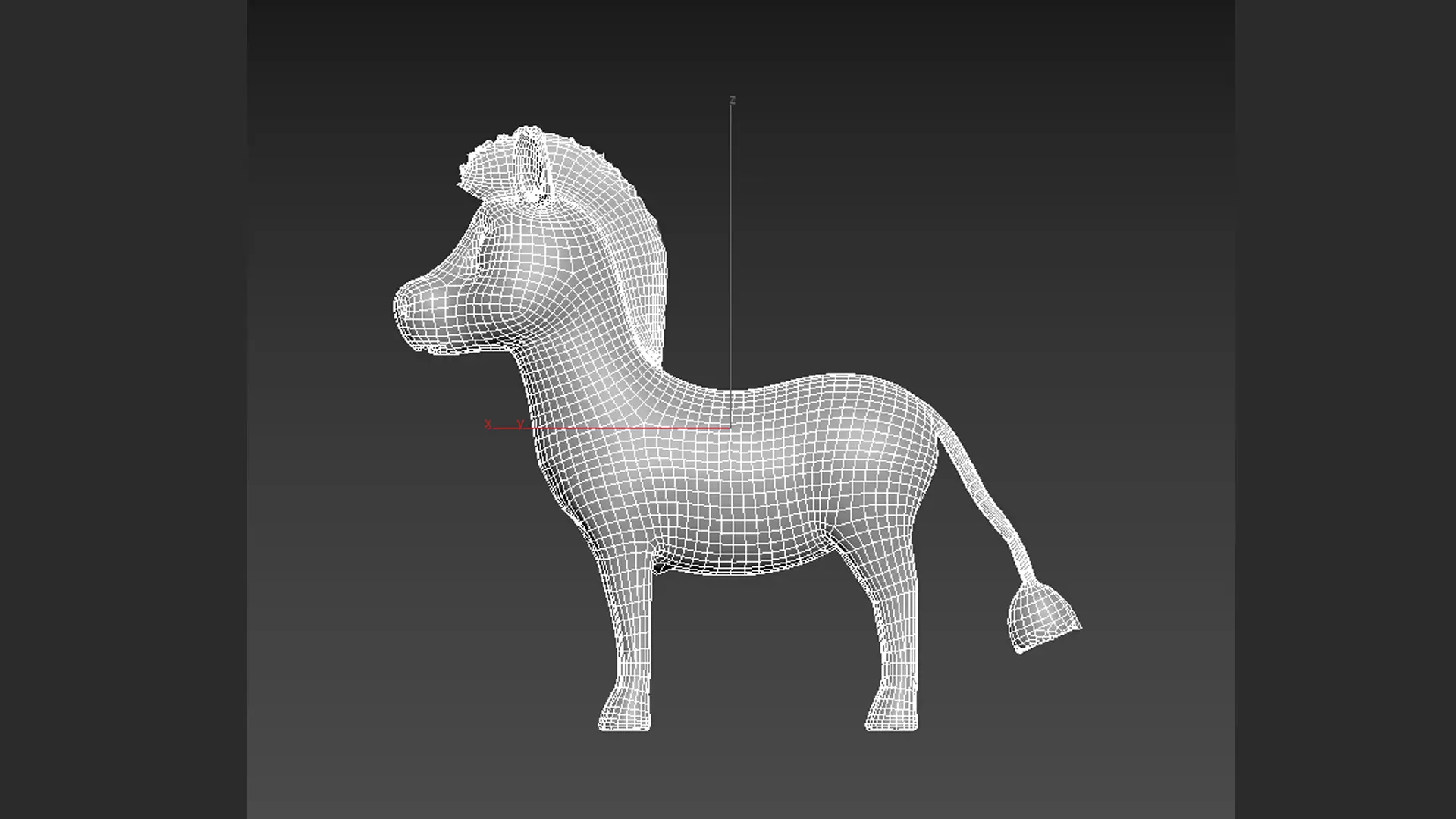 Carousel Ride Low-poly 3D model_11