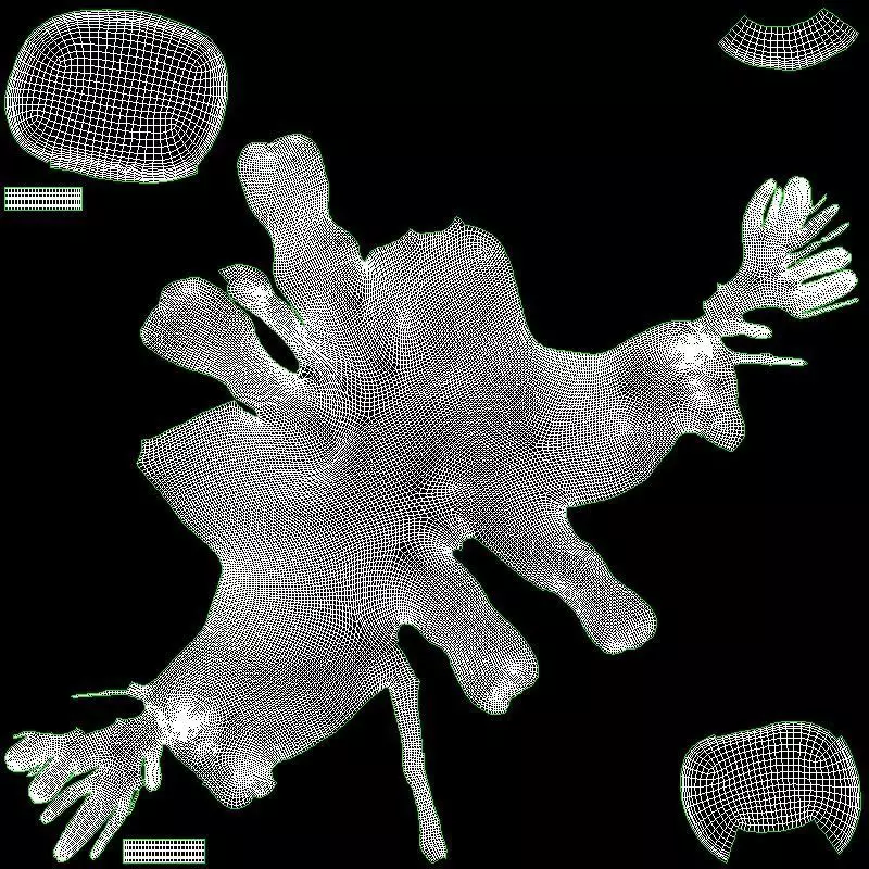 Carousel Ride Low-poly 3D model_13