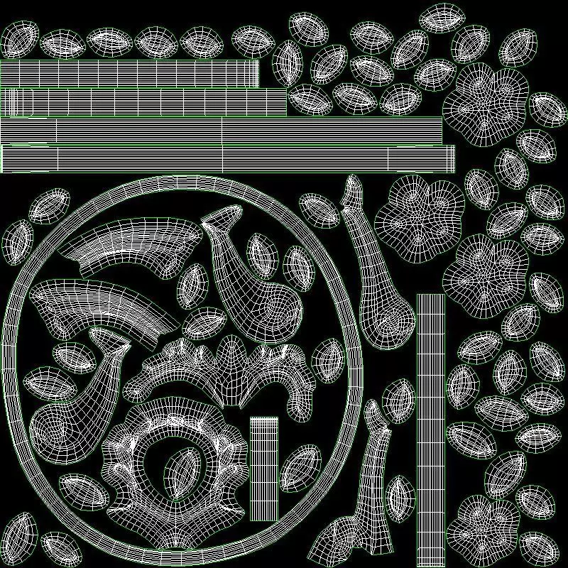 Carousel Ride Low-poly 3D model_17