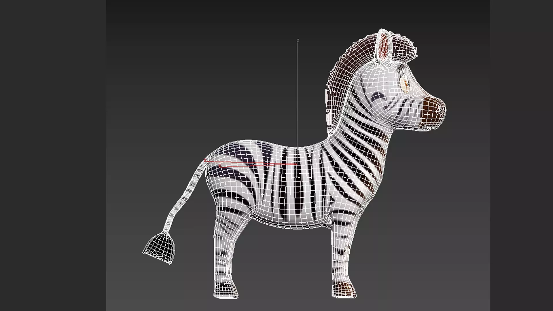 Carousel Ride Low-poly 3D model_18