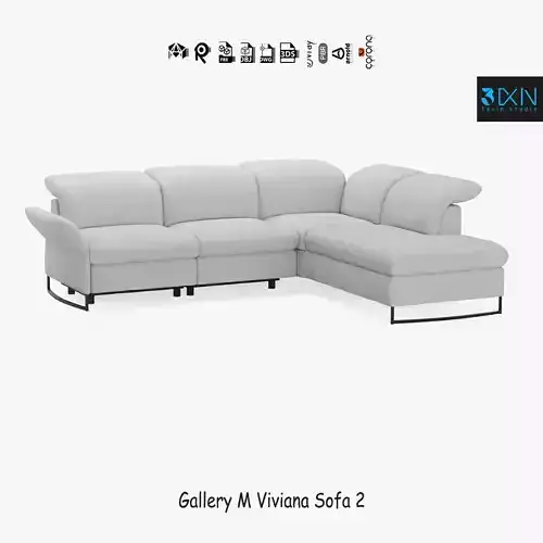 Gallery M Viviana Sofa 2