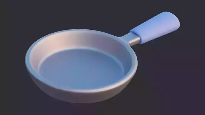 Low Poly Frying Pan
