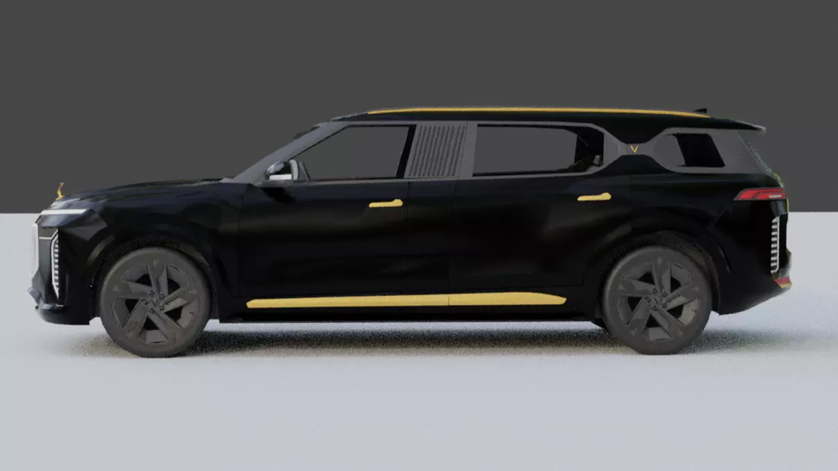 Vinfast Lac Hong 900LX Lachong Game Ready Low-poly 3D model_2