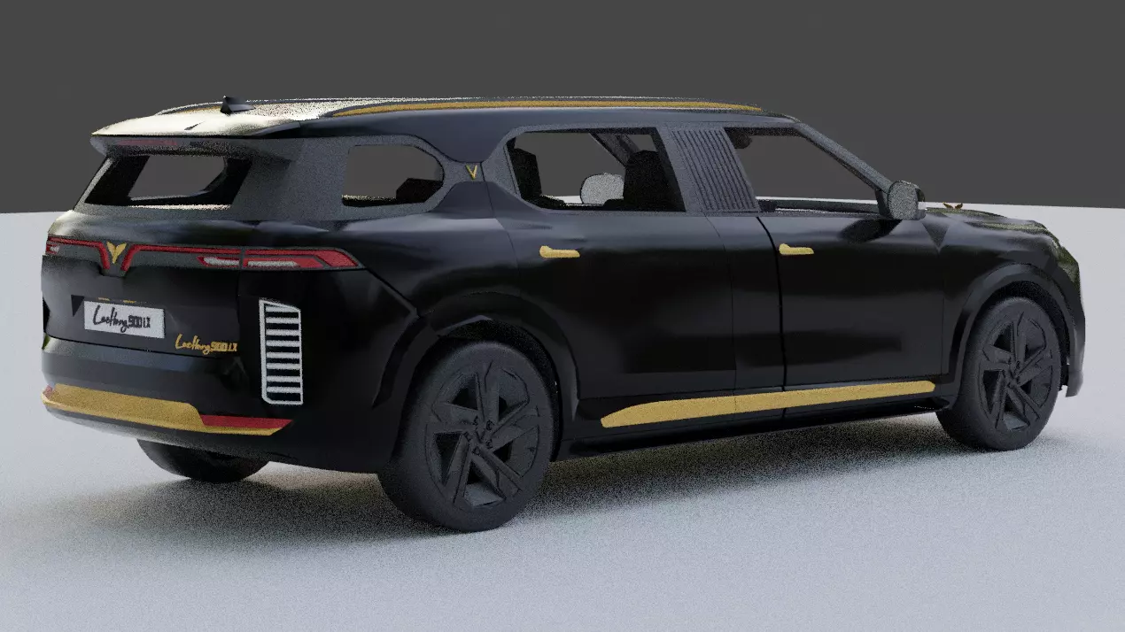 Vinfast Lac Hong 900LX Lachong Game Ready Low-poly 3D model_4