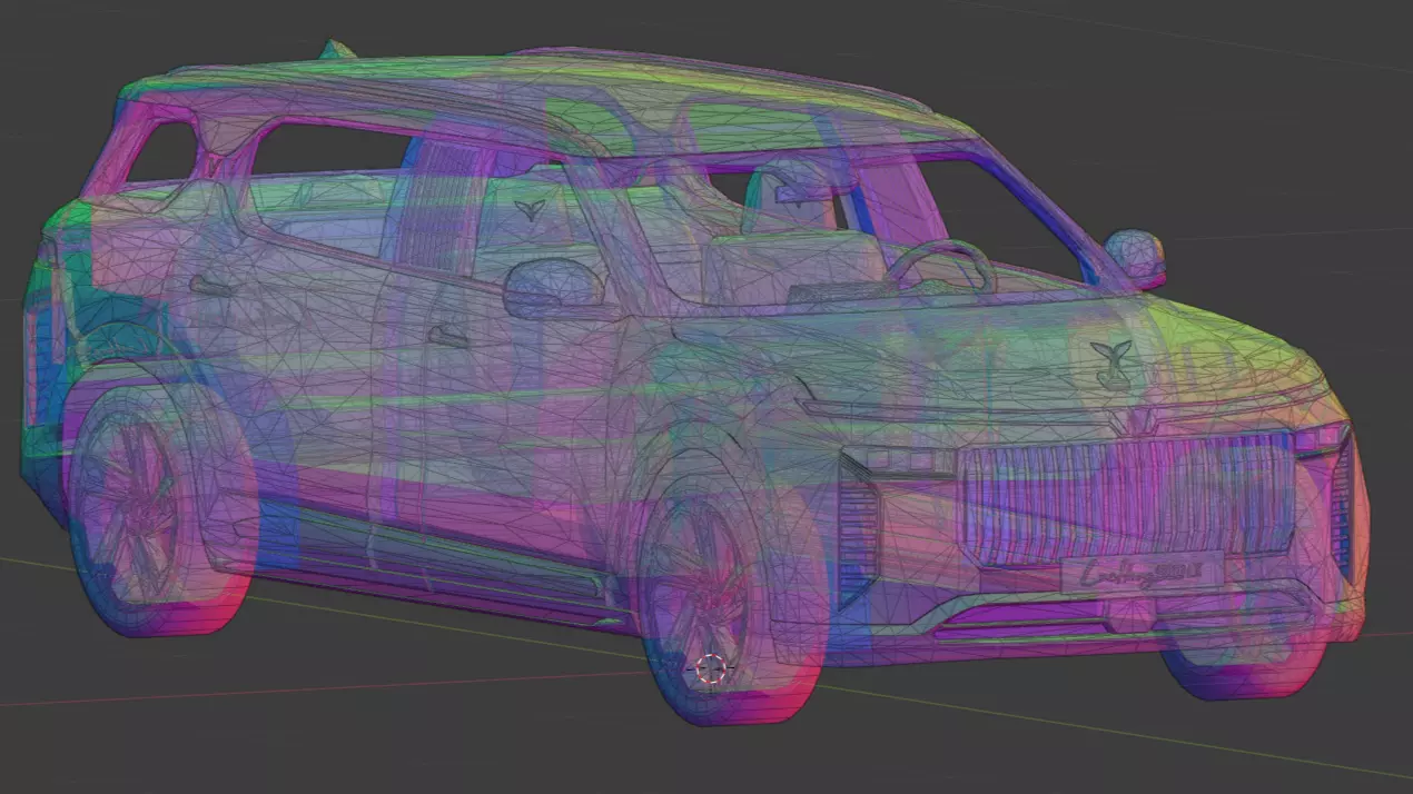 Vinfast Lac Hong 900LX Lachong Game Ready Low-poly 3D model_5