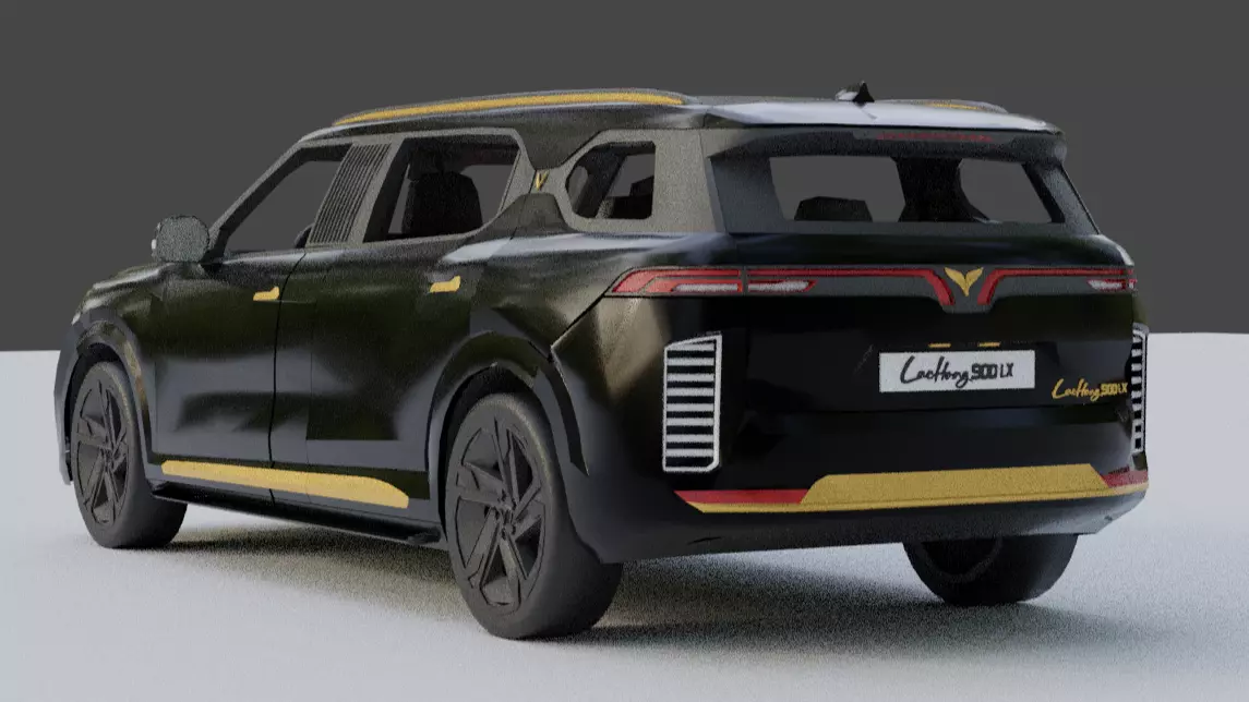 Vinfast Lac Hong 900LX Lachong Game Ready Low-poly 3D model_3