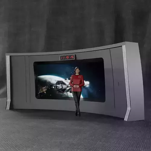 Main View Screen - USS Enterprise NCC-1701-A Main Bridge