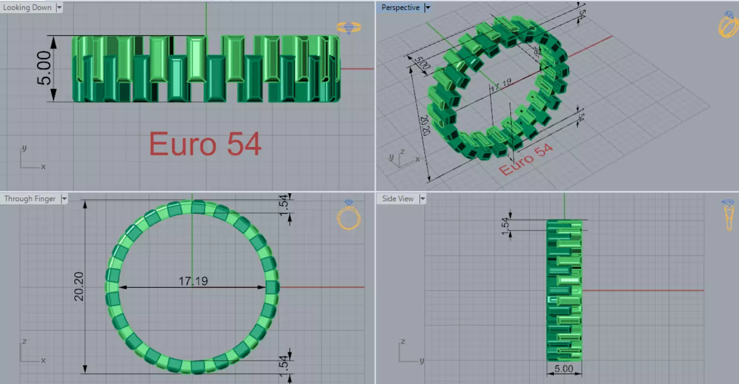 The Volume and Grandeur Gold Ring Collection _43