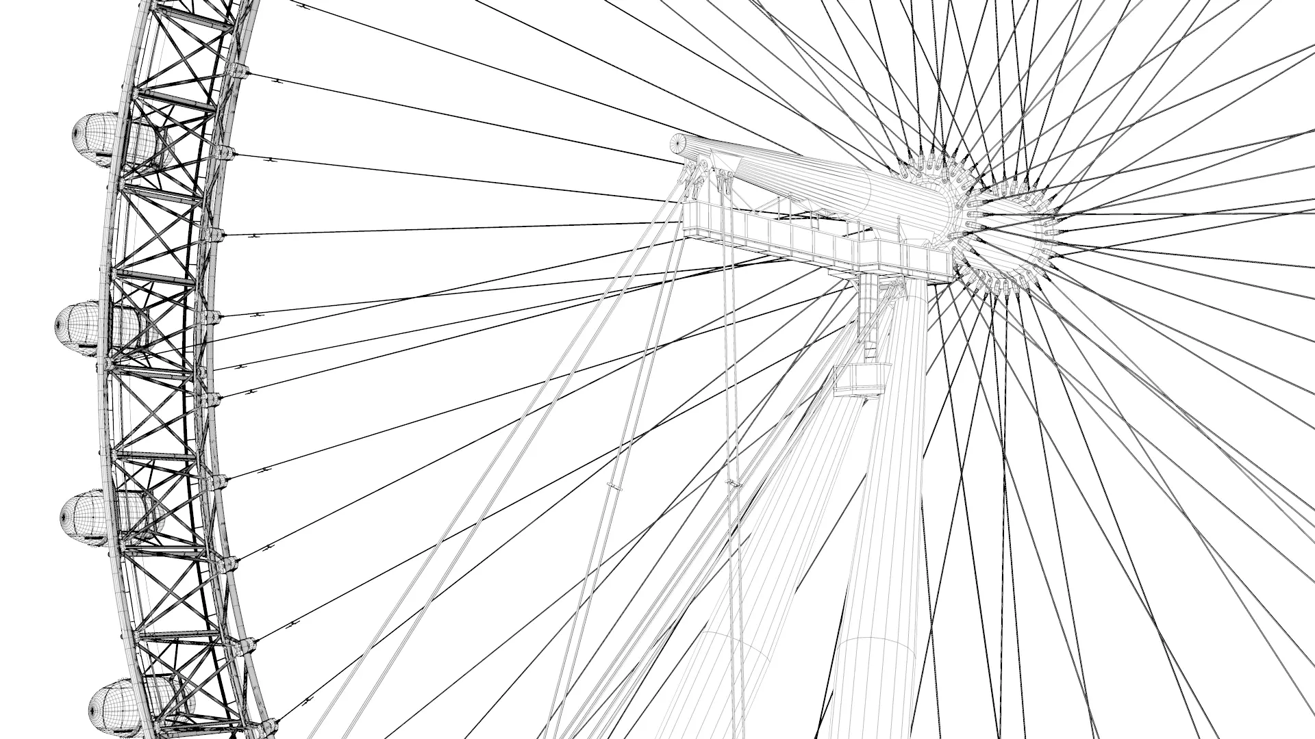 London Eye 3D model_16