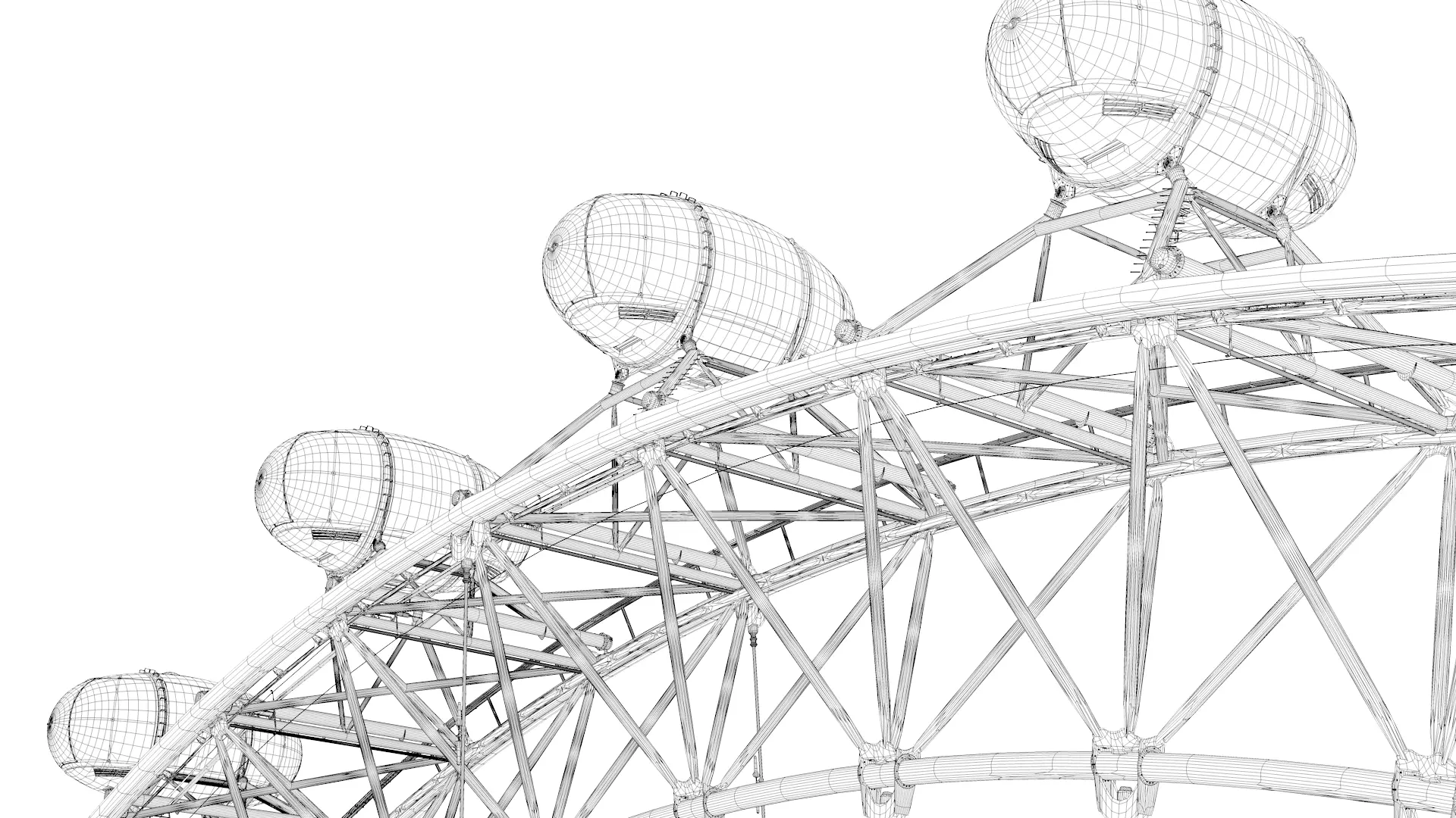 London Eye 3D model_15