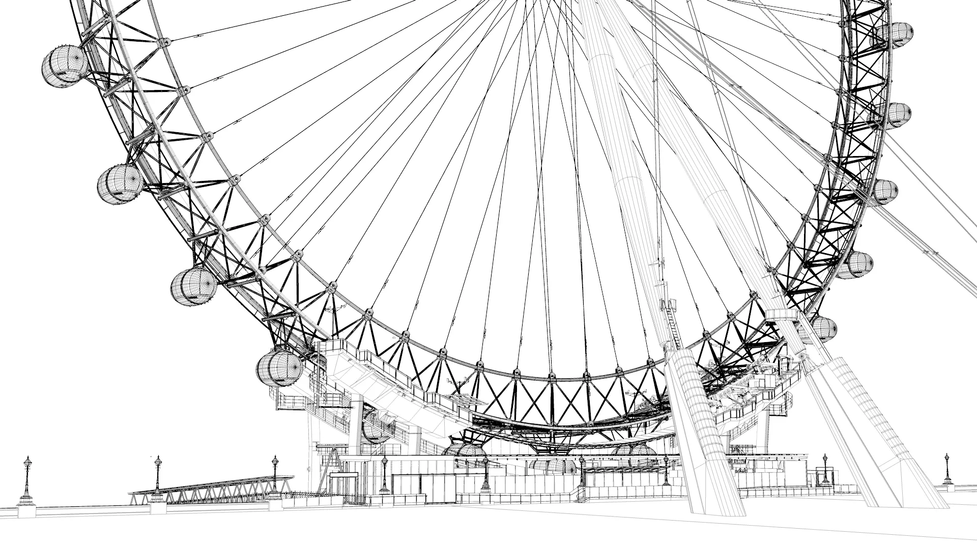 London Eye 3D model_18