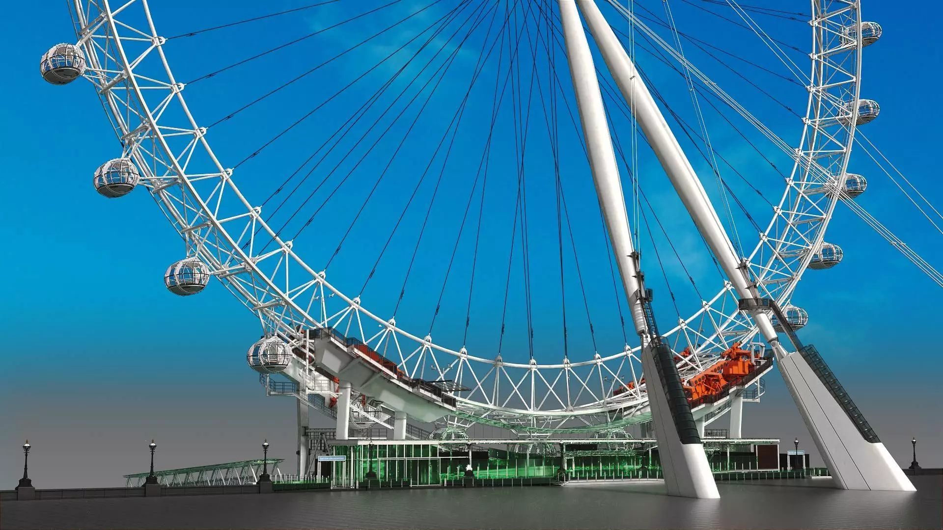 London Eye 3D model_8