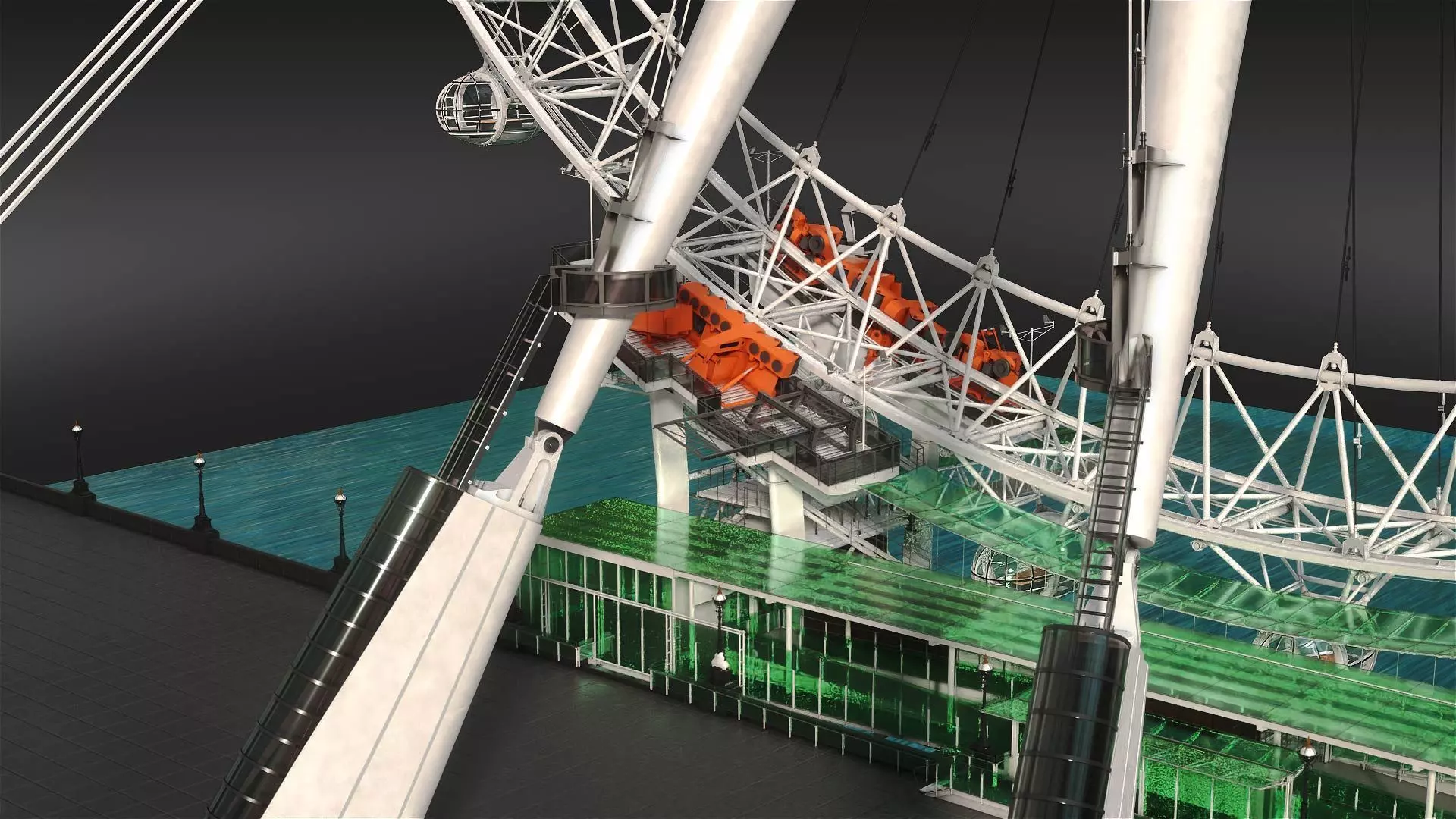 London Eye 3D model_6