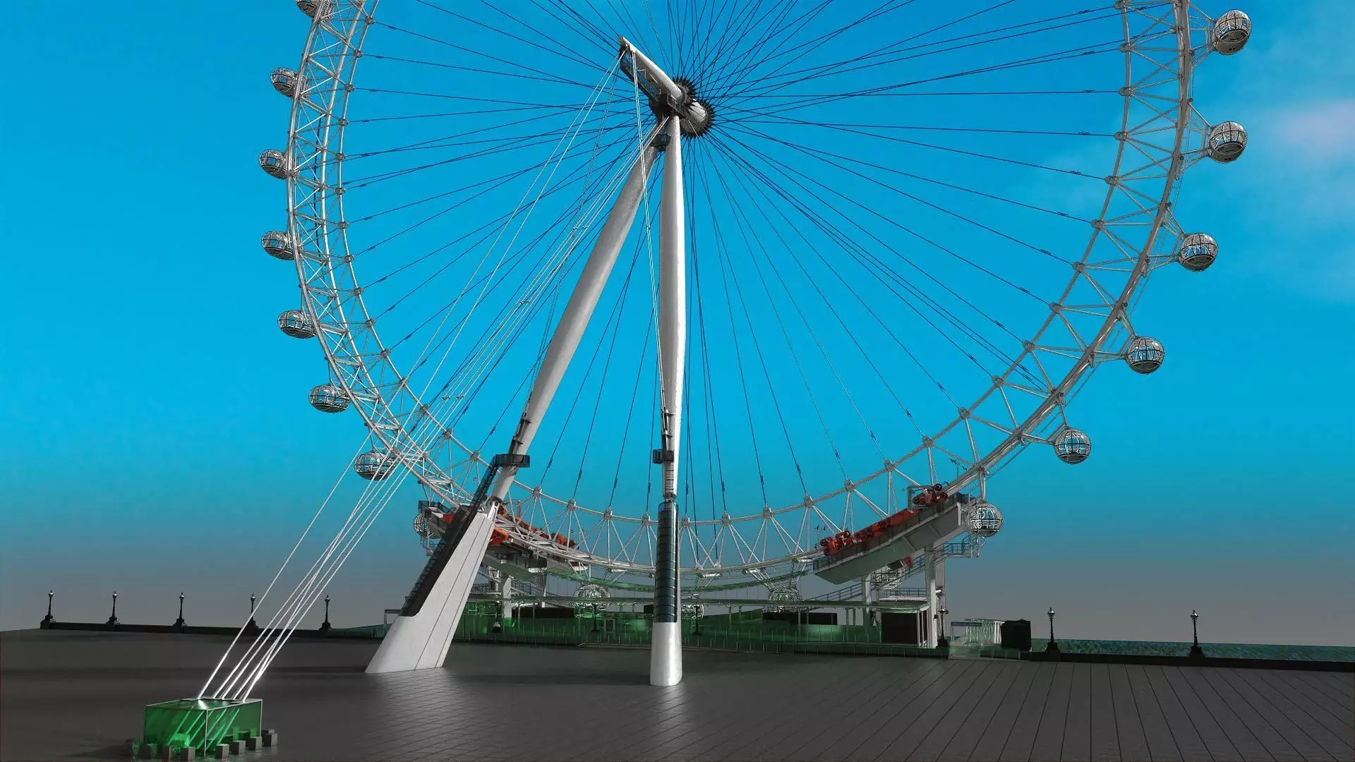 London Eye 3D model_9