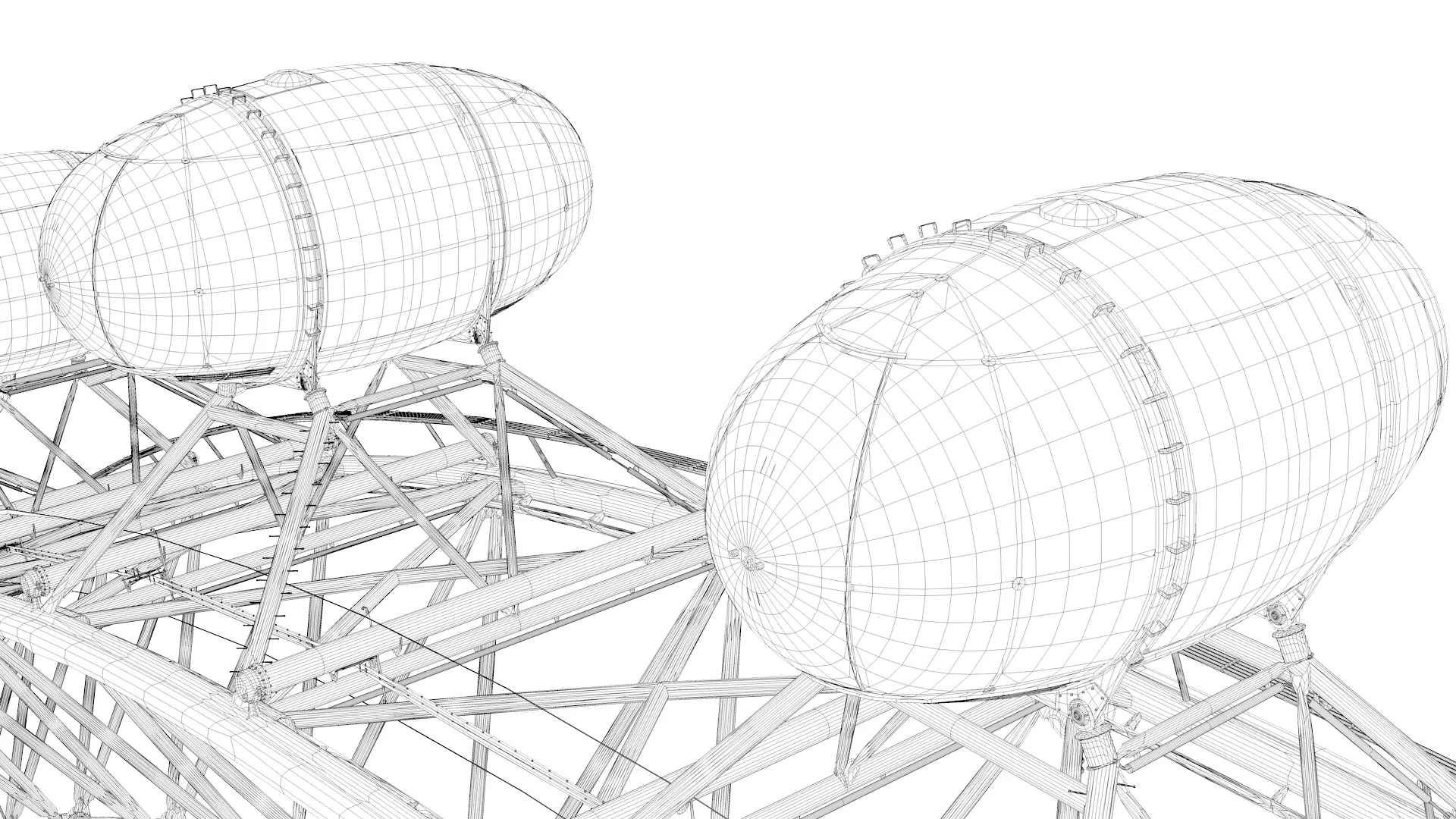 London Eye 3D model_14
