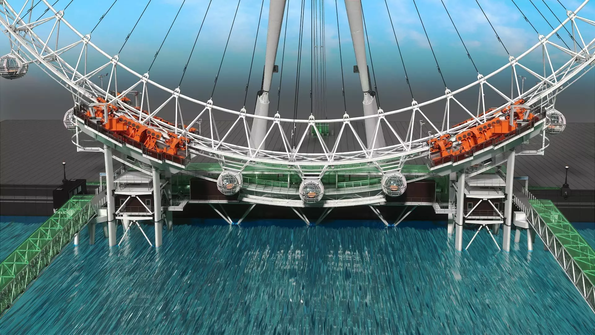 London Eye 3D model_12