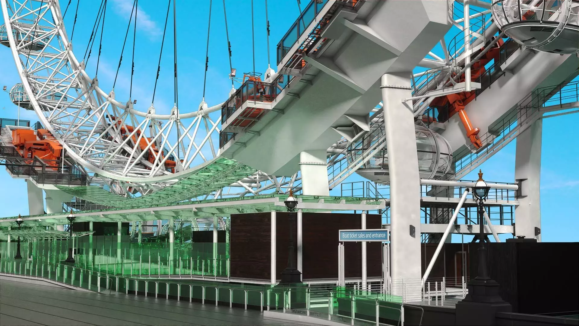 London Eye 3D model_10