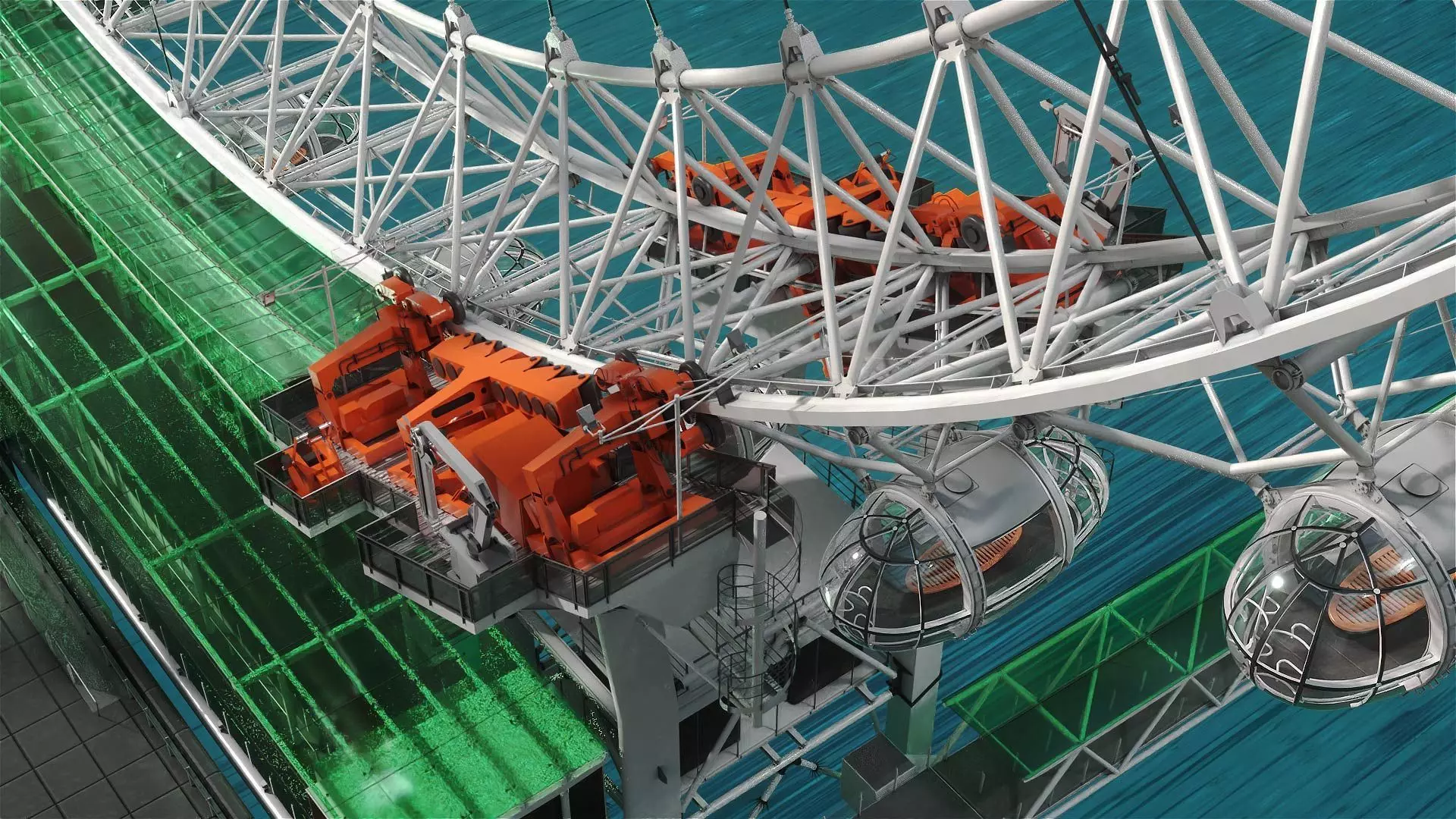 London Eye 3D model_7