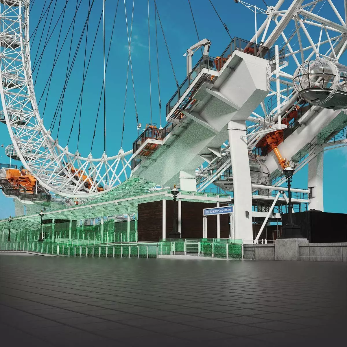 London Eye 3D model_0