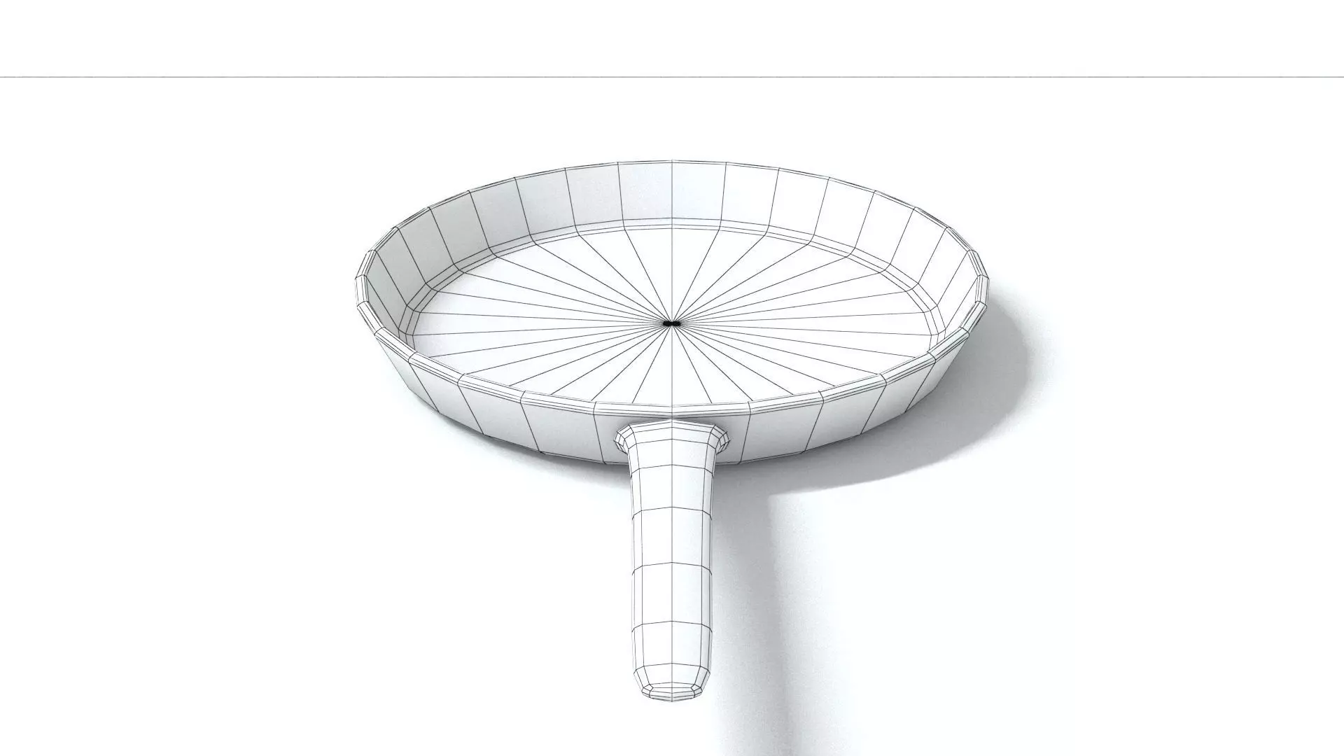 laos Metal Teflon Pan Low-poly 3D model_8