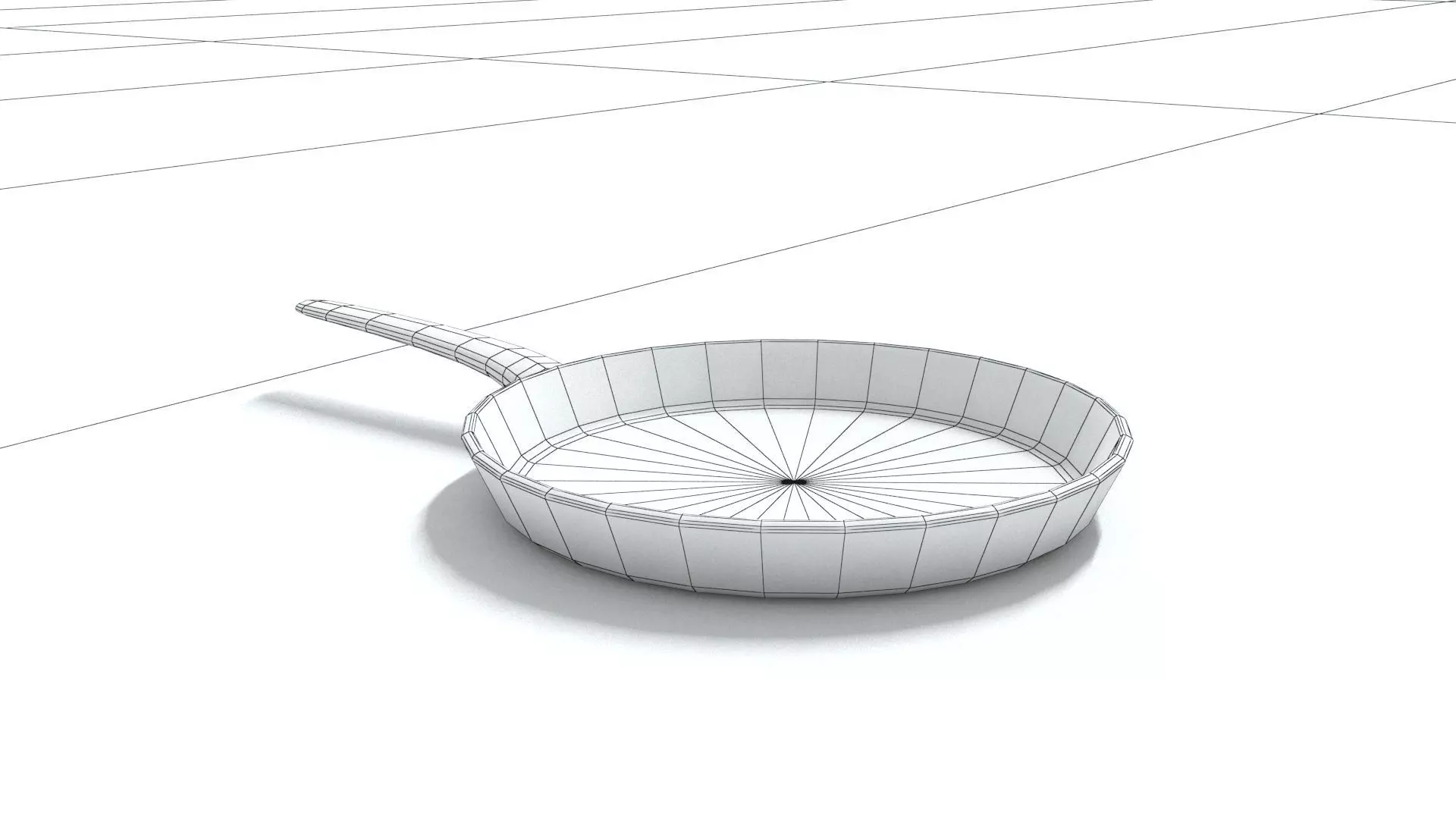 laos Metal Teflon Pan Low-poly 3D model_6