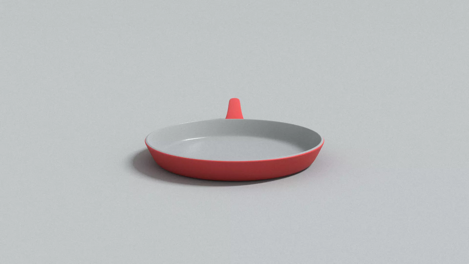 laos Metal Teflon Pan Low-poly 3D model_0