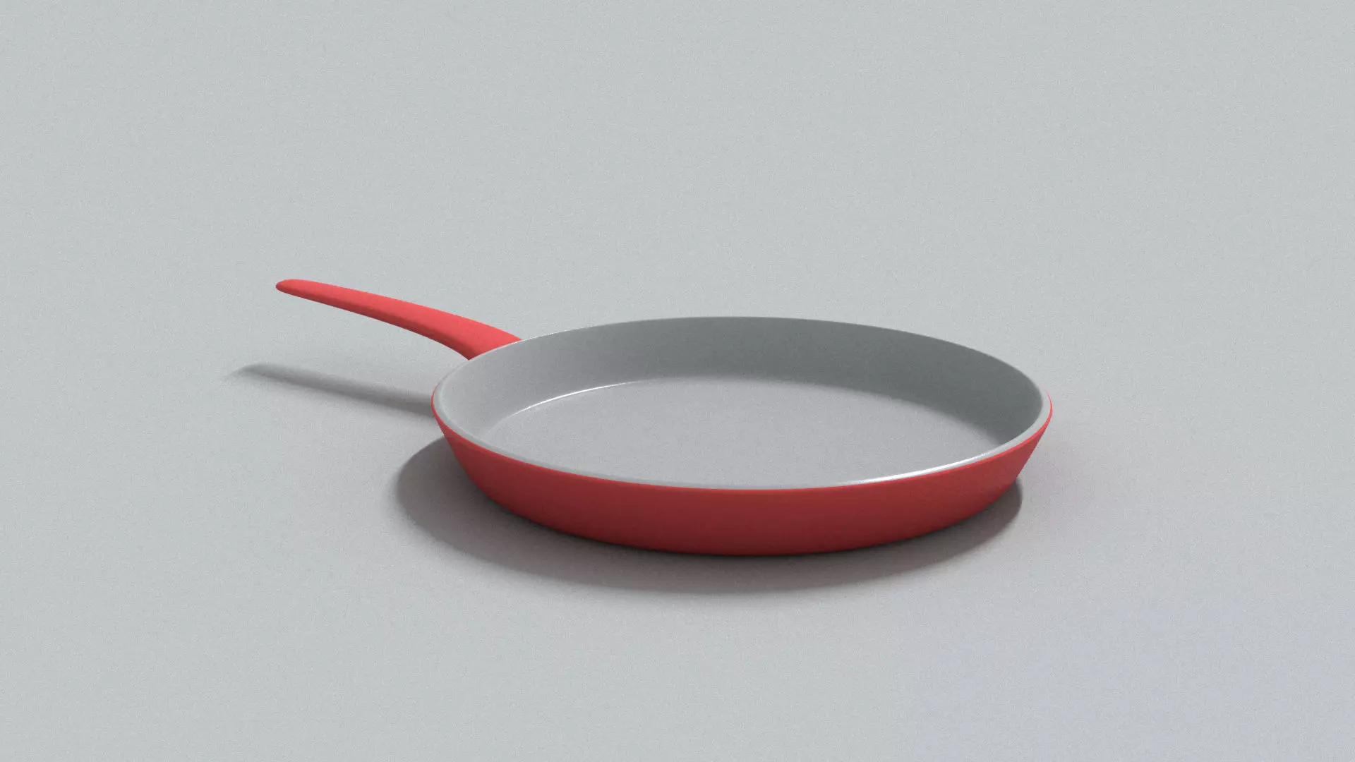 laos Metal Teflon Pan Low-poly 3D model_1