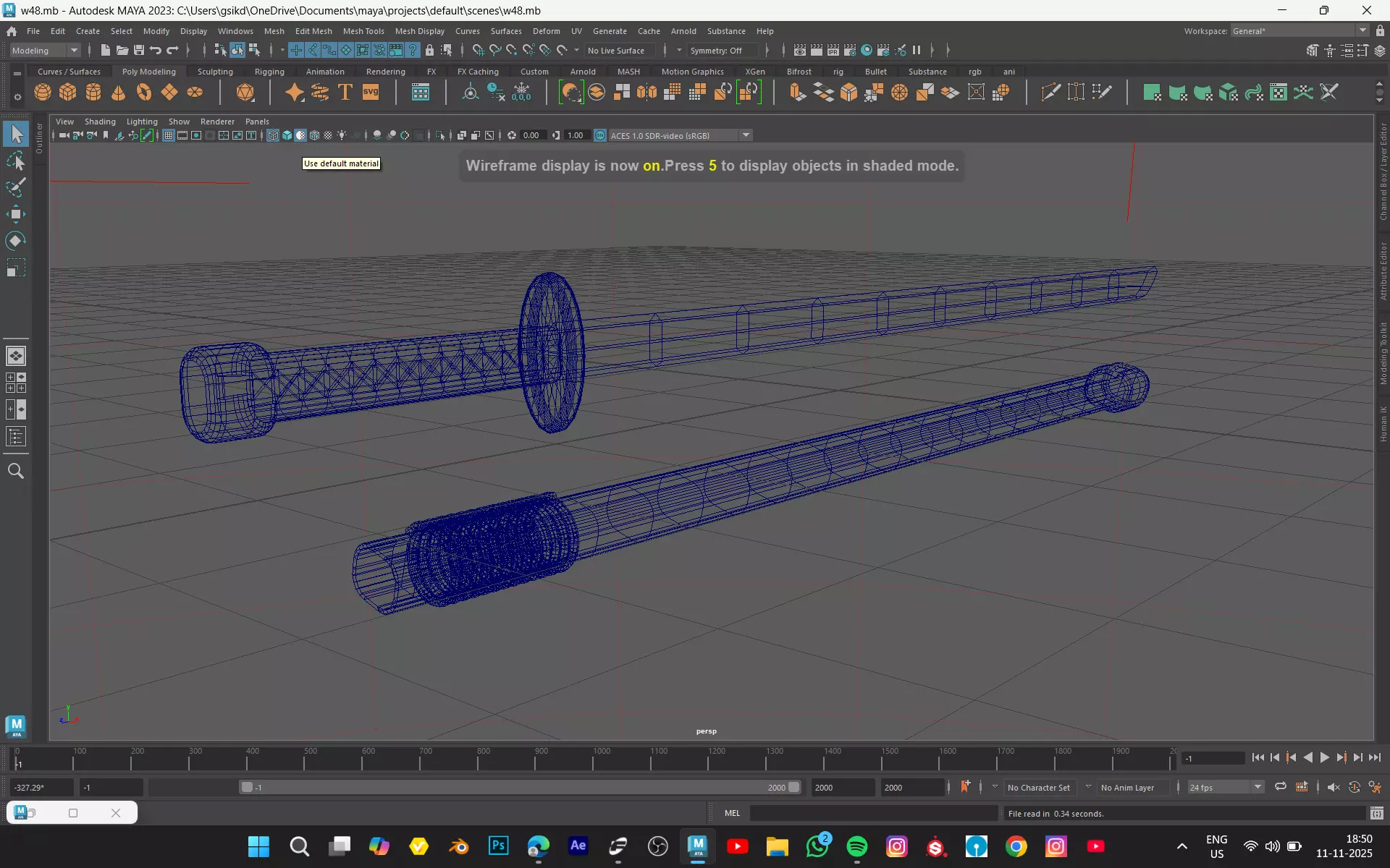 Kikoku law sword from ONEPIECE Low-poly 3D model_6