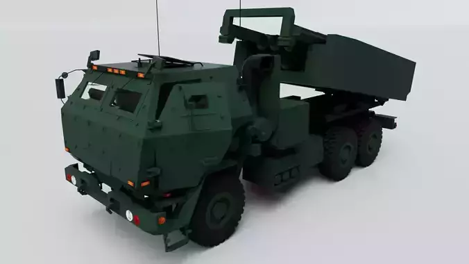 M142 High Mobility Artillery Rocket System Military Vehicle