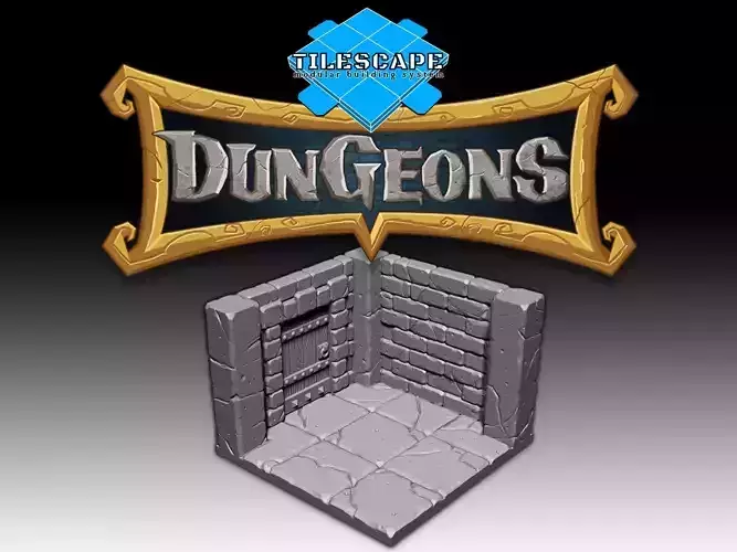 Tilescape DUNGEONS Core Set by Rocket Pig Games Free 3D print model