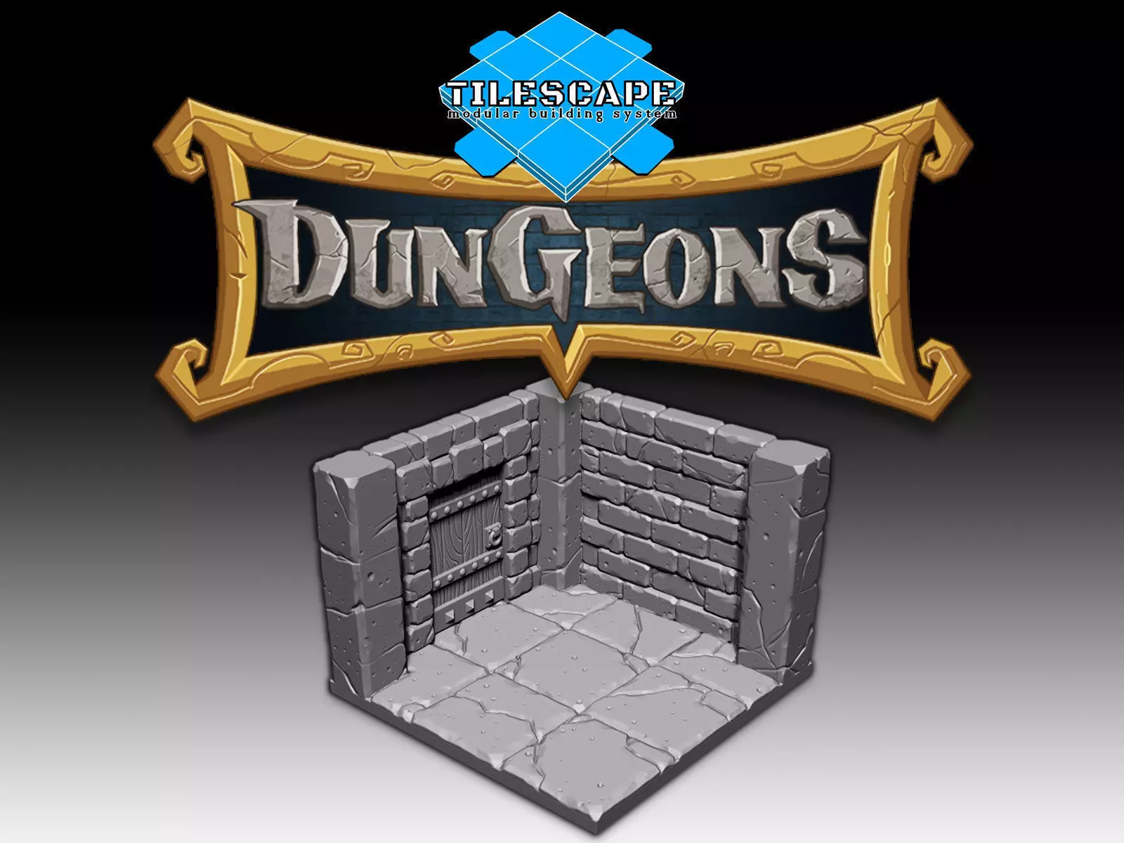Tilescape DUNGEONS Core Set by Rocket Pig Games Free 3D print model