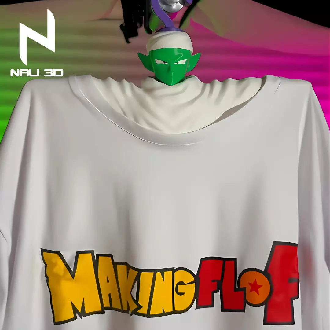 Piccolo clothes hanger 3D PRINTING 3D print model_1