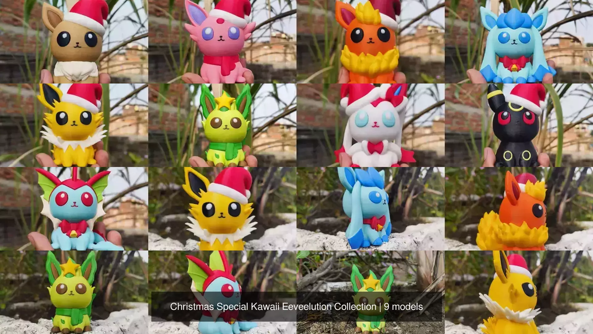 Christmas Special Kawaii Eeveelution Collection _0