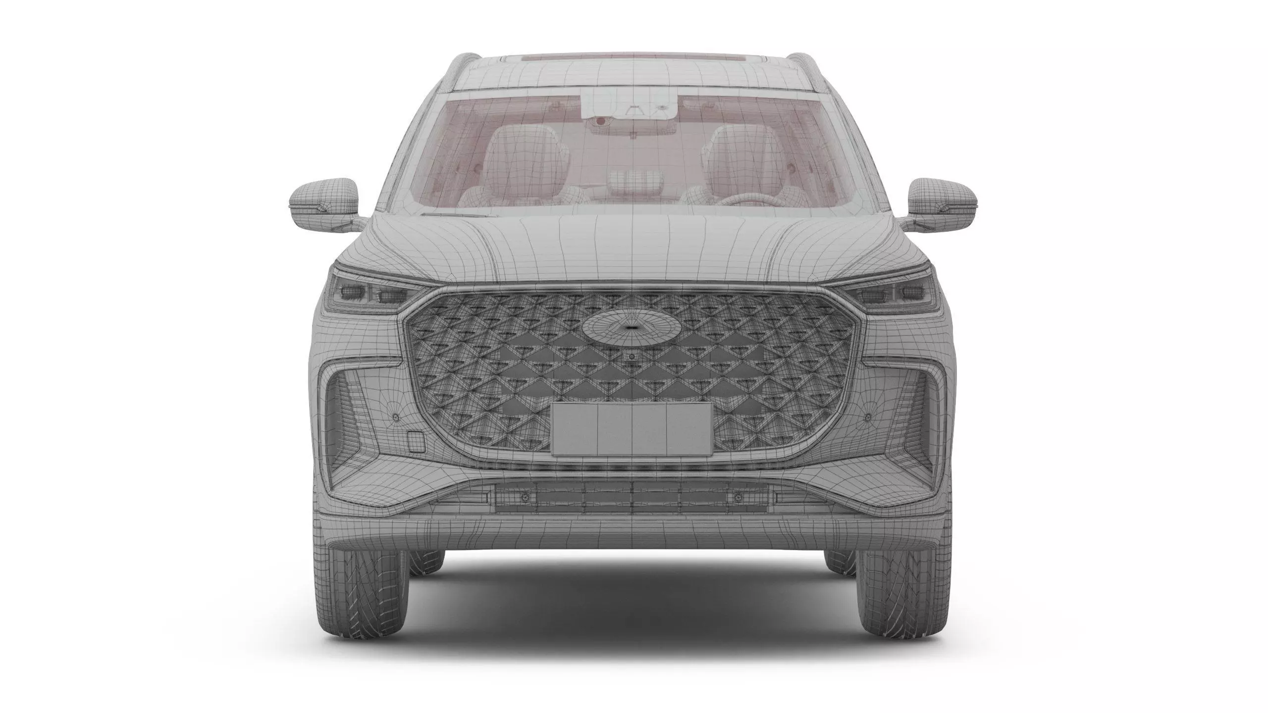 2026 Chery Tiggo 8 with Interior 3D model_17