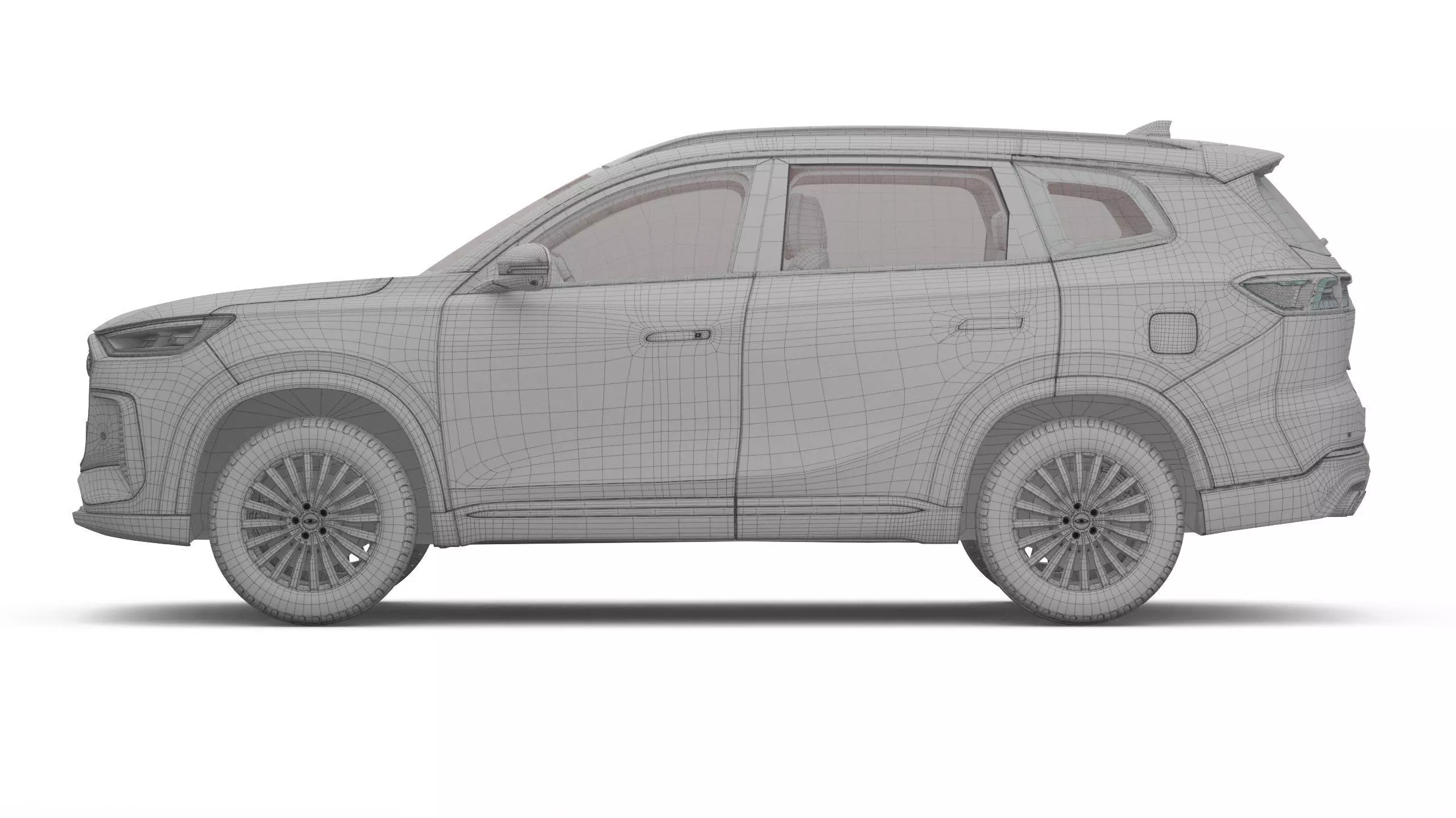 2026 Chery Tiggo 8 with Interior 3D model_18