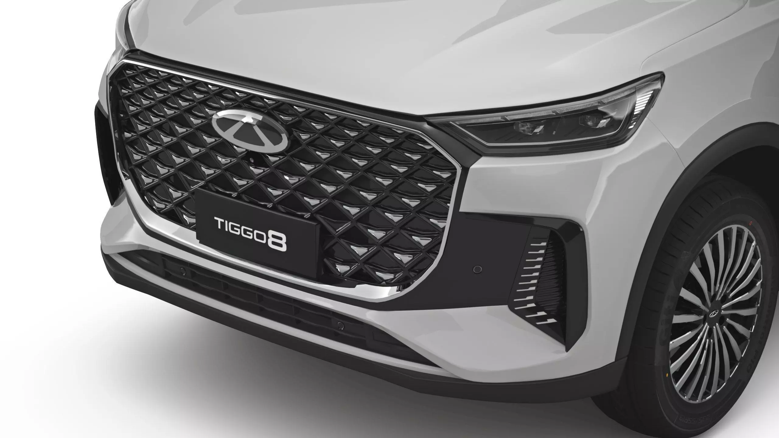 2026 Chery Tiggo 8 with Interior 3D model_3