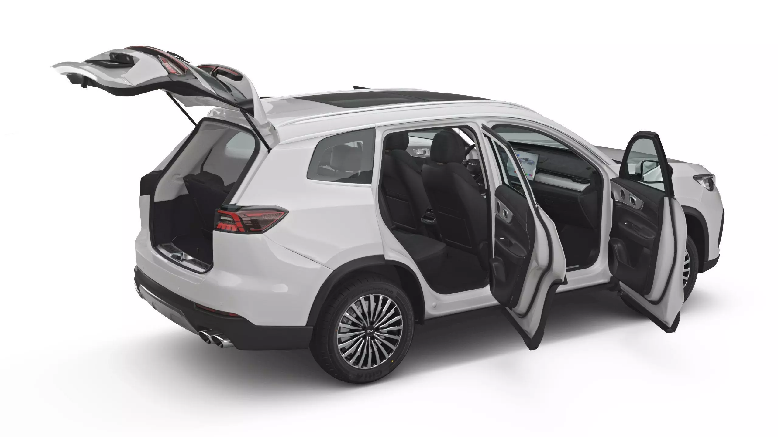 2026 Chery Tiggo 8 with Interior 3D model_9