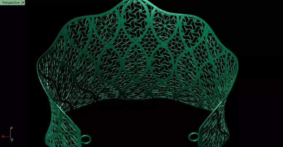 1piece fusion bracelet 3D print model_4