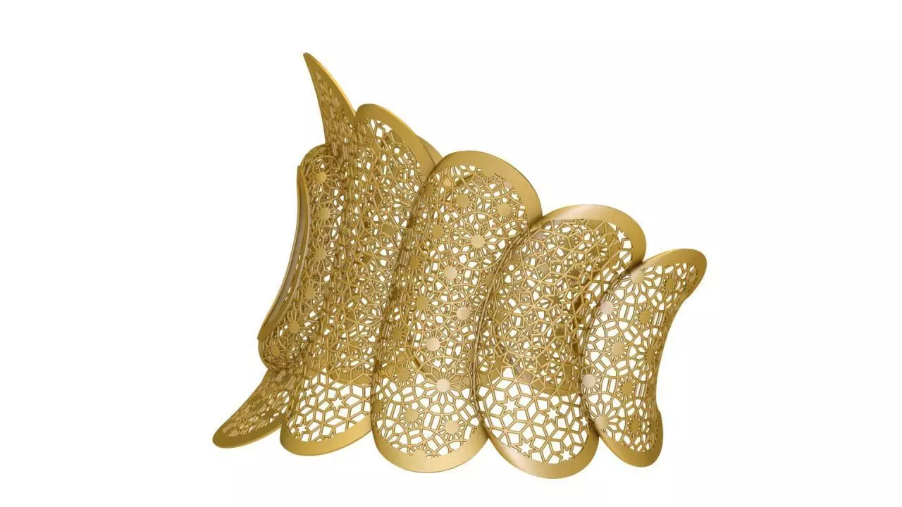 1piece fusion bracelet 2nd 3D print model_1