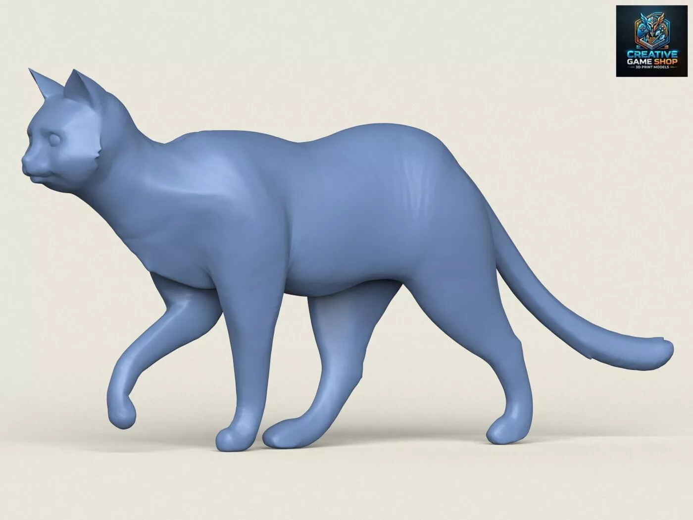 Cat Walk Pose 3D print model