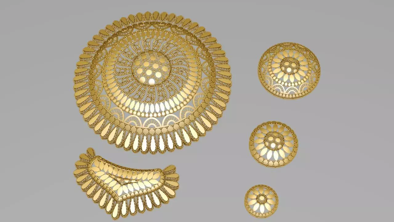 Arabic main part 5 piece 2nd 3D print model