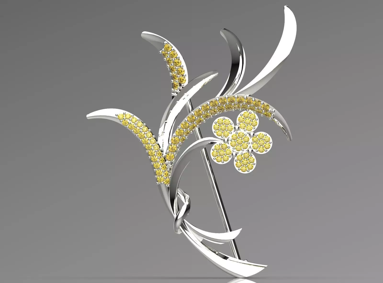 The Couture Sparkling Garden Brooch Collection _59