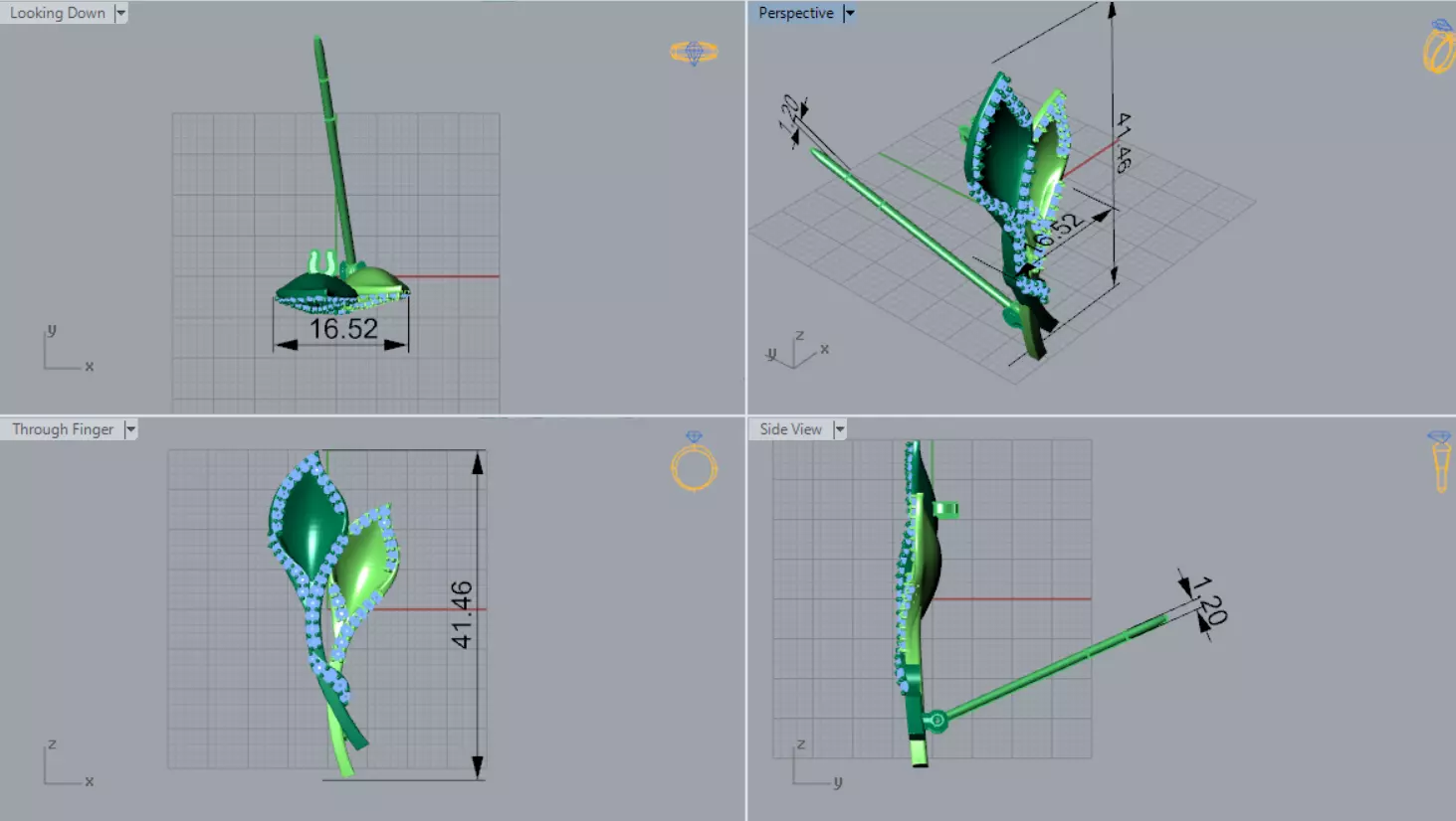 The Couture Sparkling Garden Brooch Collection _26