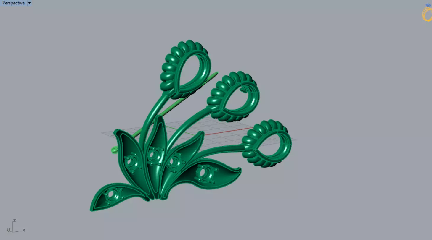 The Couture Sparkling Garden Brooch Collection _57