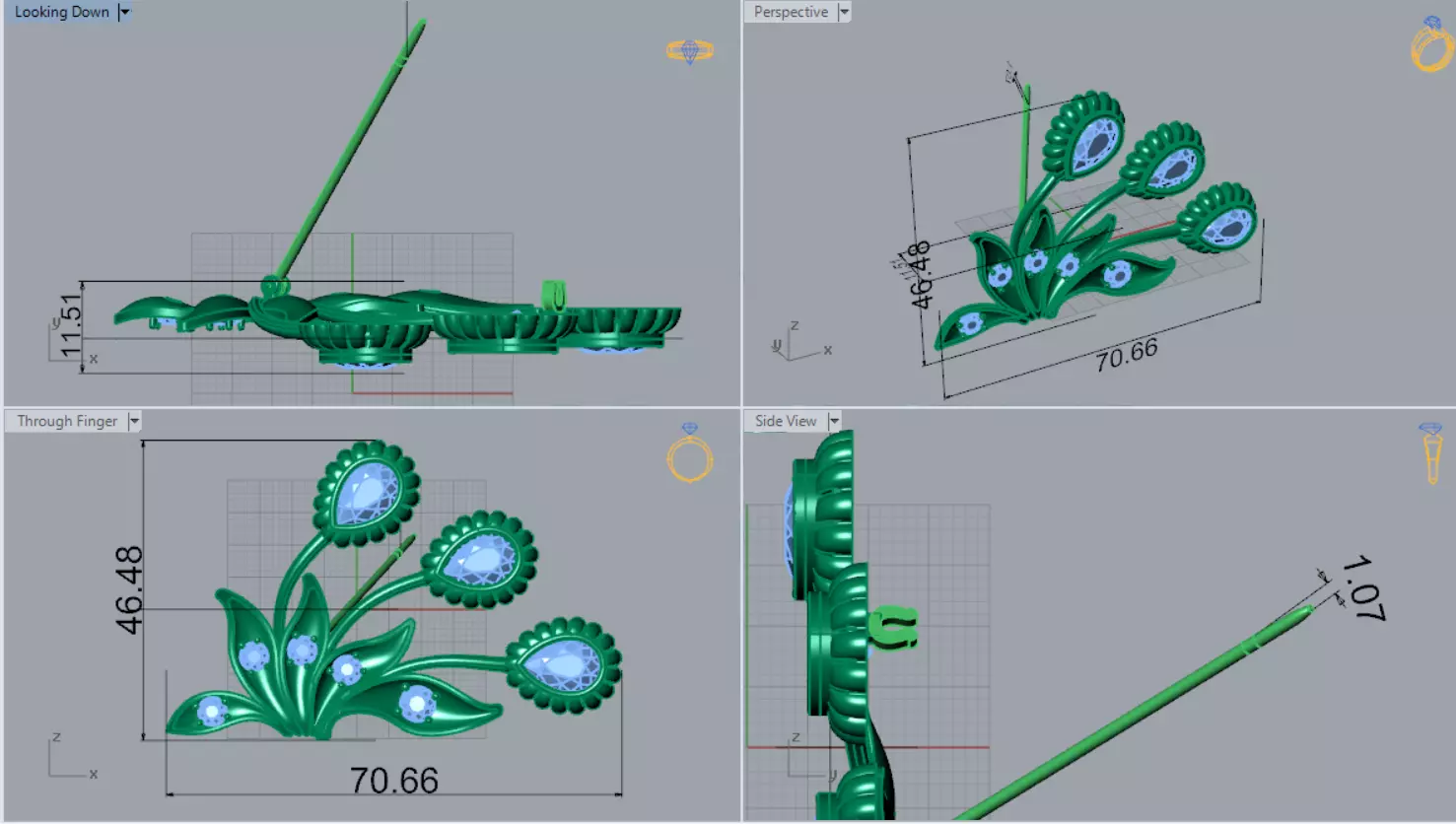 The Couture Sparkling Garden Brooch Collection _39