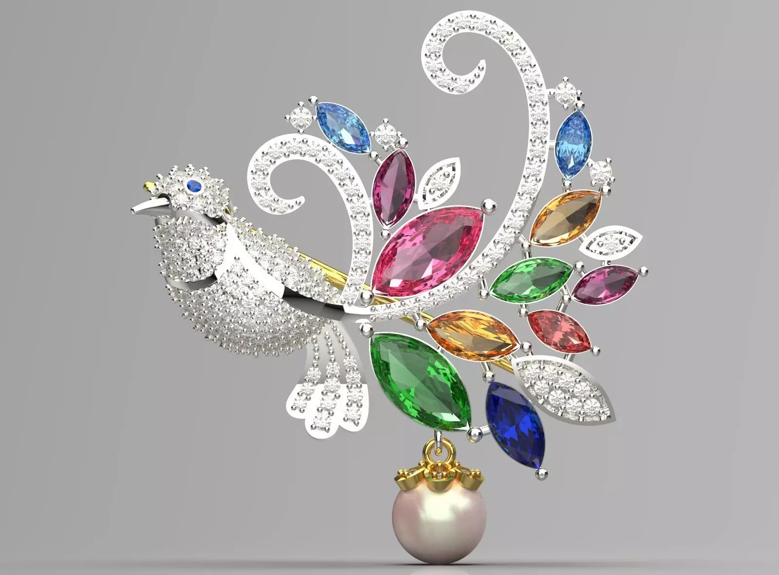 The Couture Sparkling Garden Brooch Collection _43