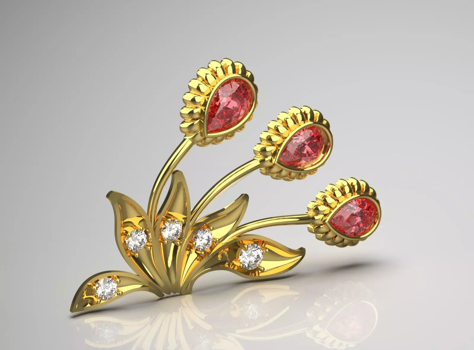 The Couture Sparkling Garden Brooch Collection _41