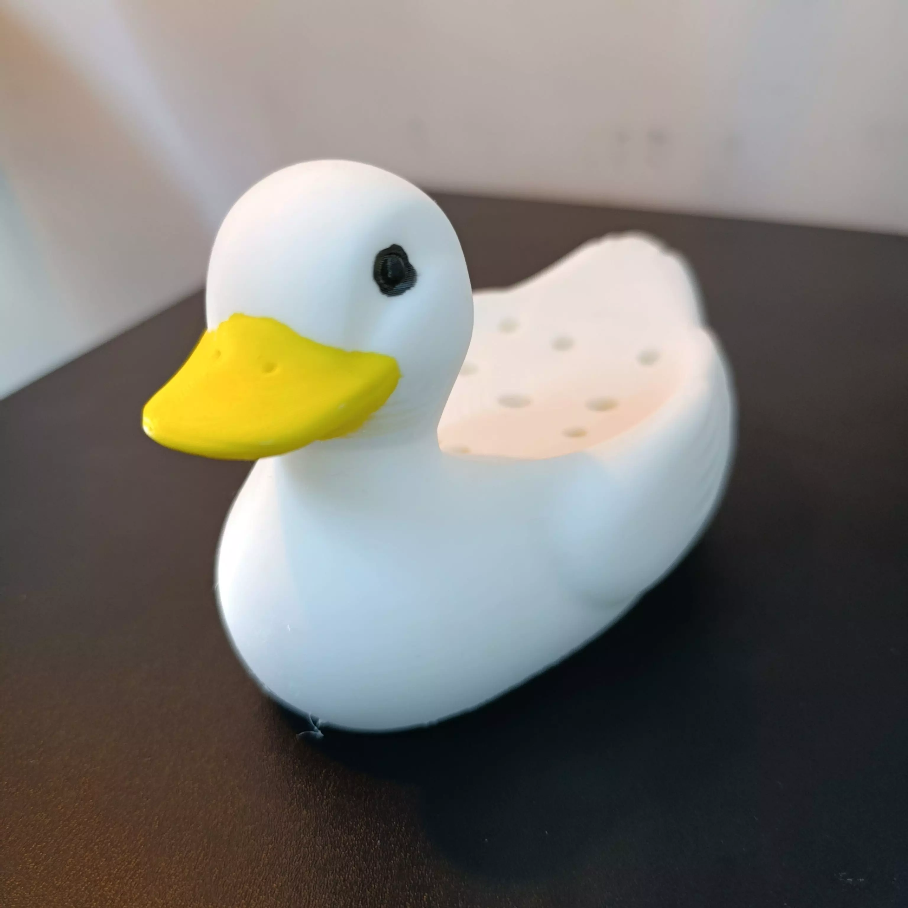 Duck-shaped soap holder Free 3D print model